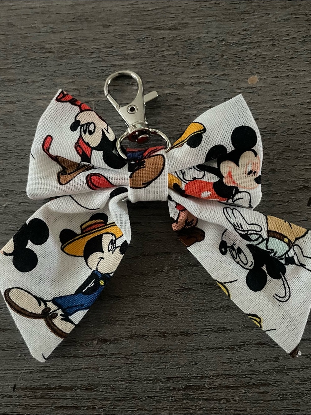Mickey Mouse Bow Bag Charm
